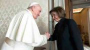Nancy Pelosi met with Pope Francis at the Vatican